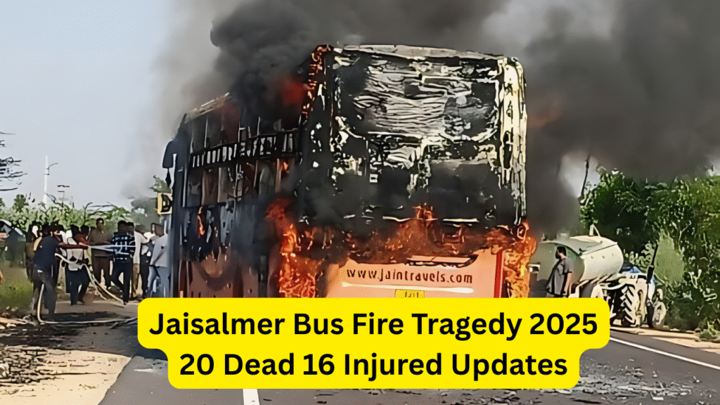 Jaisalmer Bus Fire