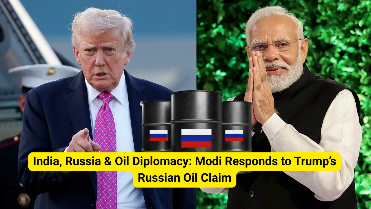 India, Russia & Oil Diplomacy Modi Responds to Trump’s Russian Oil Claim