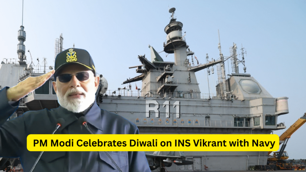 PM Modi Celebrates Diwali on INS Vikrant with Navy