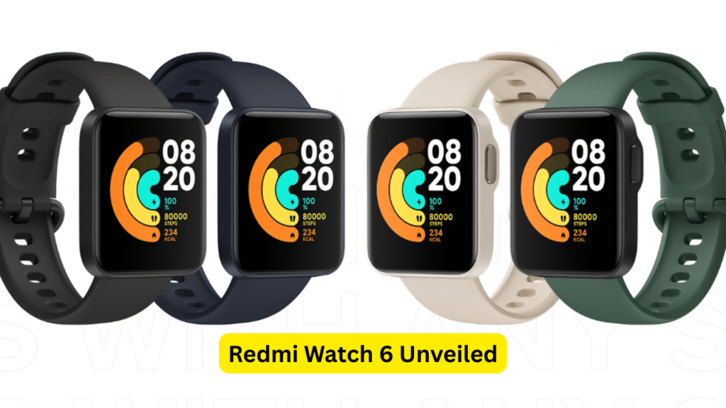Redmi Watch 6 Unveiled