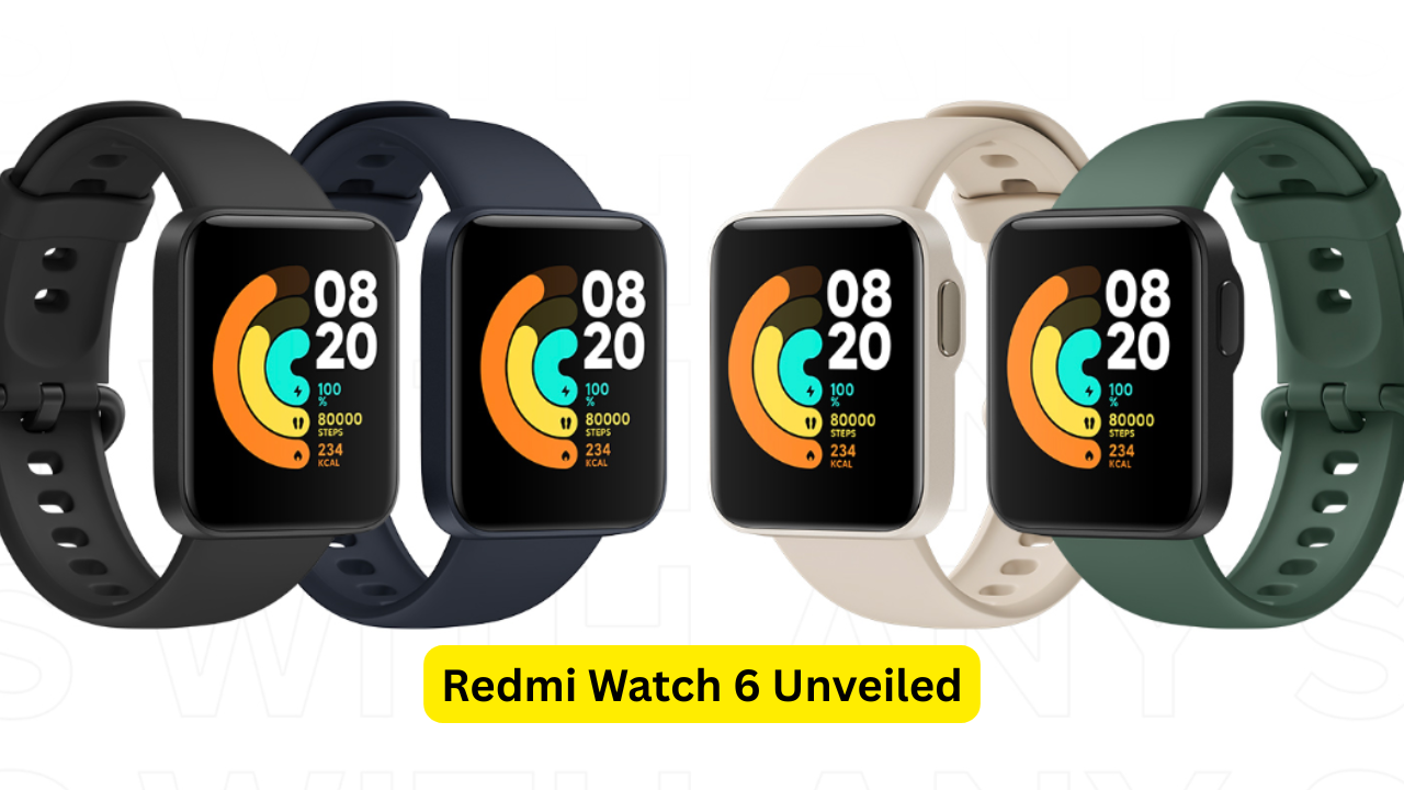 Redmi Watch 6 Unveiled
