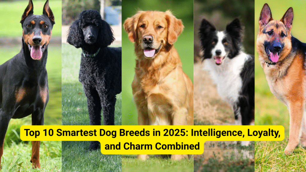 Top 10 Smartest Dog Breeds in 2025 Intelligence, Loyalty, and Charm Combined